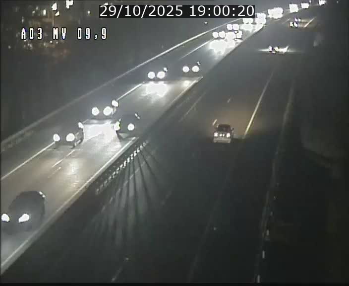 Webcam Autoroute à la Croix de Bettembourg - A3 - BK 9.9 - direction Luxembourg-Ville