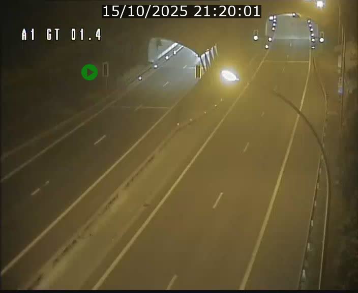 Traffic live webcam Luxembourg Hesperange - A1 direction Kirchberg - BK 1.4