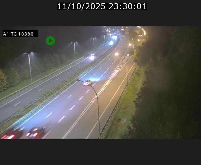 Traffic live webcam Luxembourg Senningerberg - A1 direction Luxembourg Kirchberg - BK 10.3