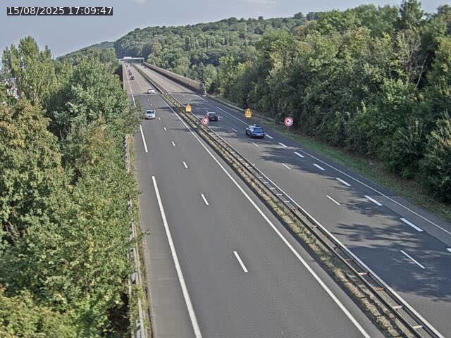 Caméra autoroute France - A30, Hayange direction Metz