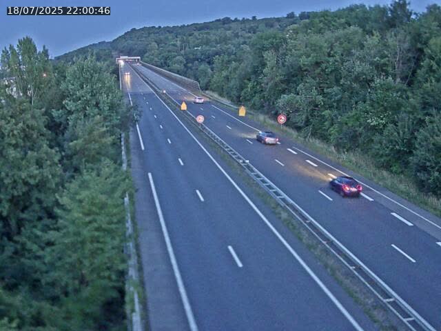Caméra autoroute France - A30, Hayange direction Metz
