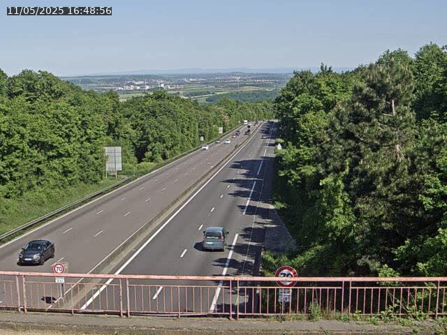 Caméra autoroute France - A33, Houdemont direction Lunéville