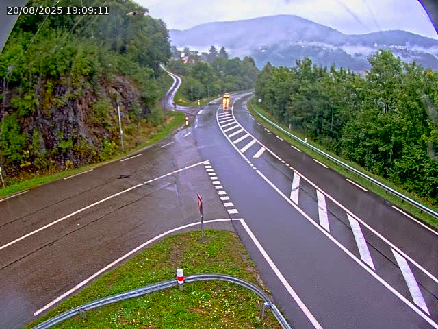 Caméra autoroute France - N66, col du Bussang direction Remiremont
