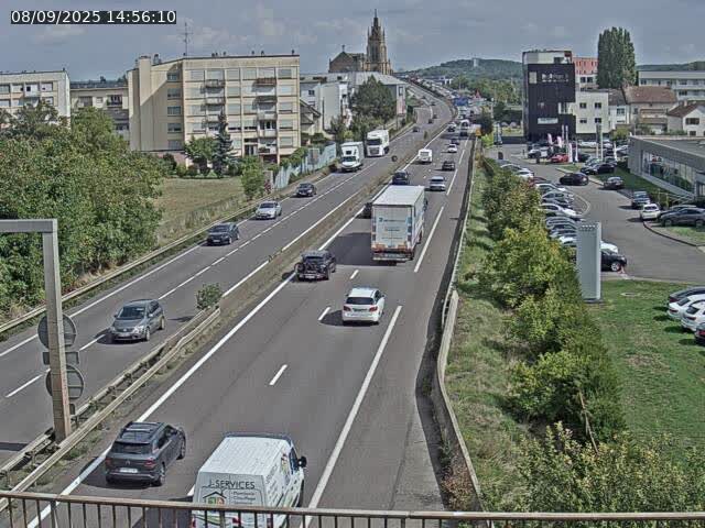 Caméra autoroute France - A31, Thionville direction Metz
