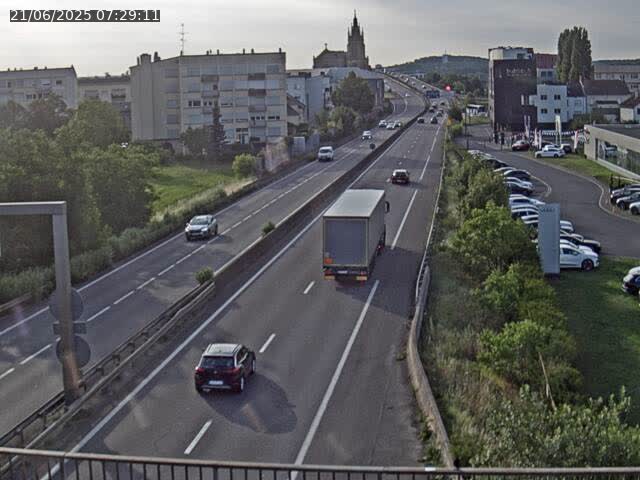 Caméra autoroute France - A31, Thionville direction Metz