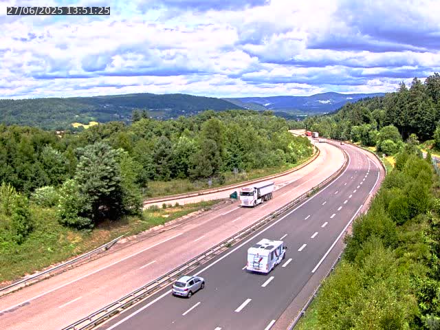 Caméra autoroute France - N57, Côte de la demoiselle direction Remiremont