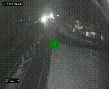 Vue en direct de l'autoroute A10 grâce à un drône situé au-dessus du péage de Virsac