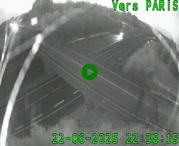 Clone of Caméra routière sur l'autoroute A20 au nord de Limoges, à la jonction avec la N520. Vue orientée vers Paris