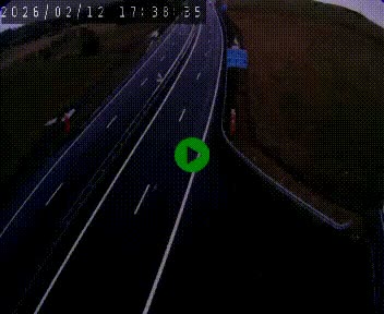 Caméra autoroute A75 à hauteur du col de la Fageole en direction de Clermont-Ferrand