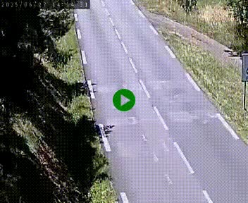 Caméra routière France - N102, au niveau du col de Montmirat à Saint-Etienne-du-Valdonnez à 1039 mètres d'altitude