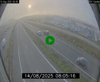Webcam sur la N165 à hauteur de Caudan, dans le Morbihan.