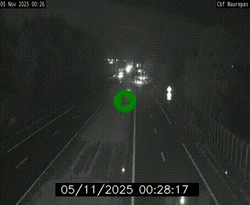 Webcam sur le périphérique de Rennes (N136) à hauteur de Maurepas, au nord de la ville