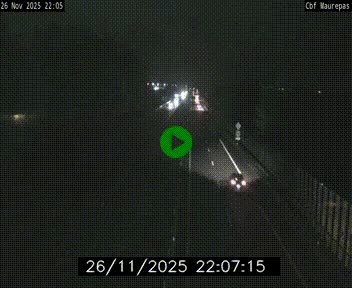 Webcam sur le périphérique de Rennes (N136) à hauteur de Maurepas, au nord de la ville