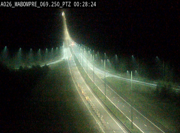Webcam E25 (A26) à Mabompré. Vue orientée vers Liège