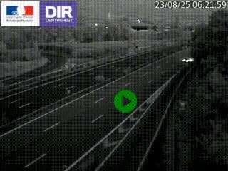Webcam sur la Nationale 201 à hauteur de la sortie Chambéry-Nord, avant à la jonction entre l'A41 et l'A43, en direction de Lyon