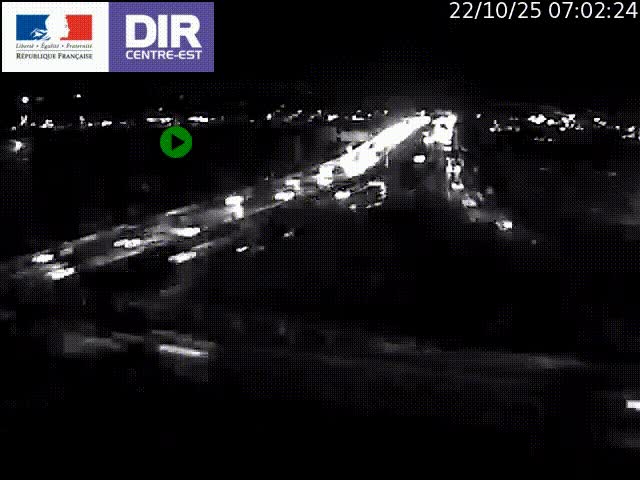 Webcam autoroute sur A450 à Pierre-Bénite en direction de Lyon et de l'autoroute A7