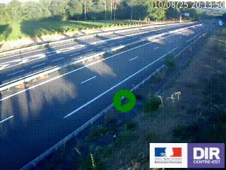 Webcam autoroute sur l'A77 à hauteur de Pouilly-sur-Loire en direction de Nevers