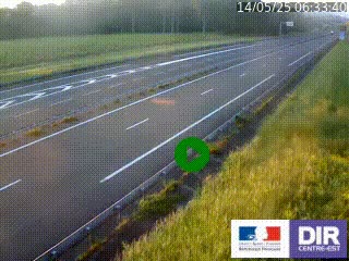 Webcam autoroute sur l'A77 à hauteur de Pouilly-sur-Loire en direction de Nevers