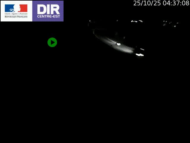 Webcam sur le contournement de Valence, sur la Nationale 7, caméra orientée vers Lyon