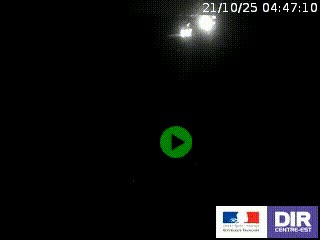 Webcam routière sur la RN7 à hauteur de Toulon-sur-Allier, entre Moulins et Vichy