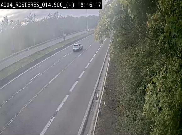 Webcam traffic E411(A4) - BK 14.4 - Rosières