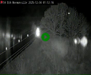 Webcam à hauteur du Leclerc Normanville sur la N154. Vue orientée vers Rouen