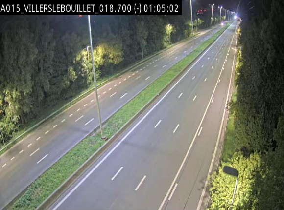 Webcam autoroute Belgique - Villers-le-Bouillet - E42 direction Liège - BK 18.7