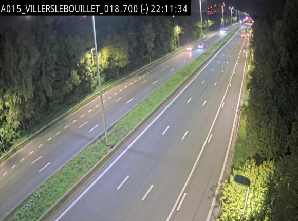 Webcam autoroute Belgique - Villers-le-Bouillet - E42 direction Liège - BK 18.7