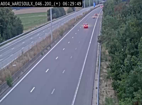 Webcam autoroute Belgique - Warissoulx - E411 - BK 46.2