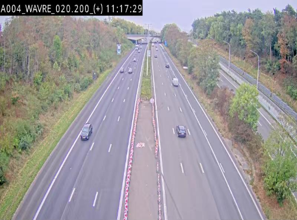 Webcam @ Wavre-sud KP 19.6, A4/E411