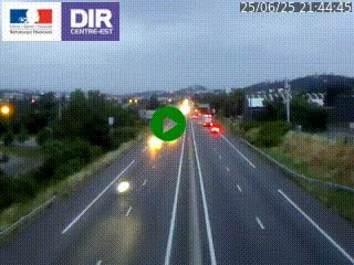 Caméra autoroute à Saint-Etienne (Les Littes) à hauteur du Ikea Saint-Etienne sur l'A72 en direction de Roanne