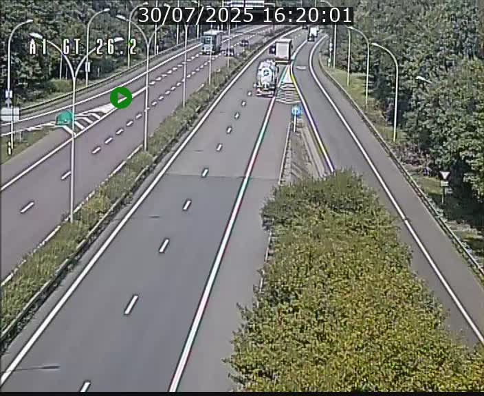 Traffic live webcam Luxembourg Grevenmacher - A1 direction Allemagne - BK 26.2