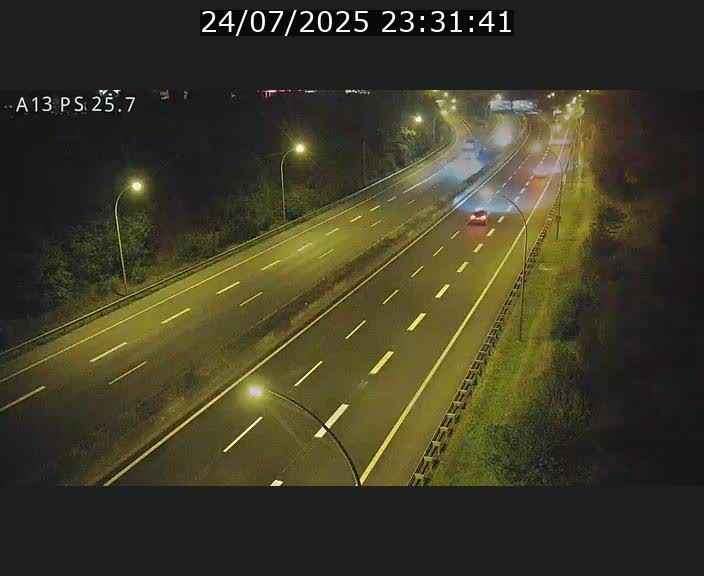 Traffic live webcam Luxembourg Frisange - A13 direction Allemagne - BK 26