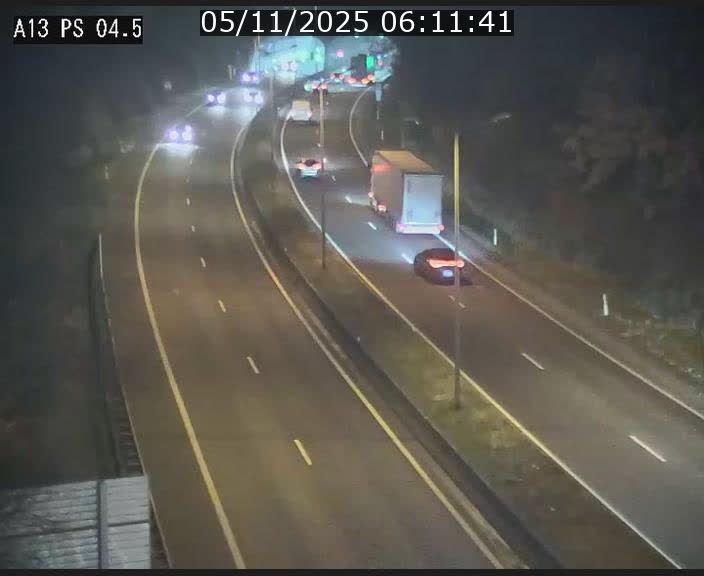 Traffic live webcam Luxembourg Differdange - A13 direction Esch-sur-Alzette - BK 4.5