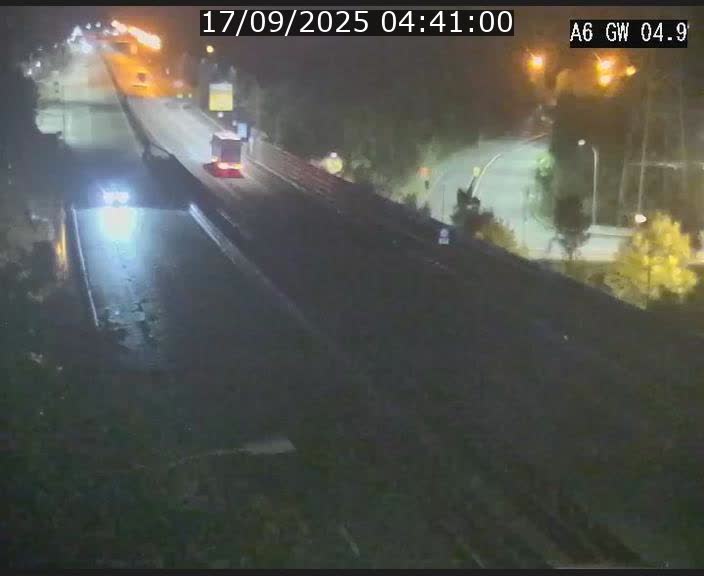 Traffic live webcam Luxembourg Croix de Cessange - A6 - BK 4.9 - direction Belgique