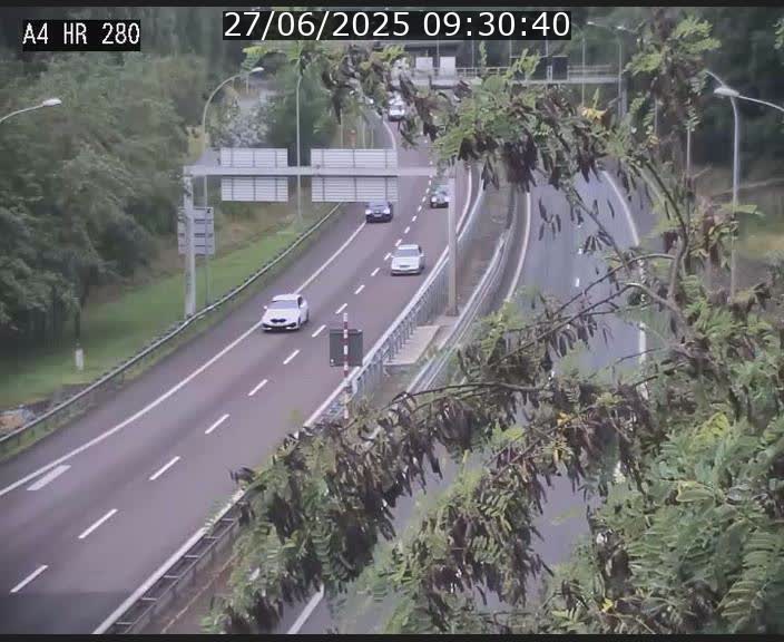 Webcam traffic A4 Luxembourg - BK 0.2 - P+R Bouillon (direction Luxembourg)