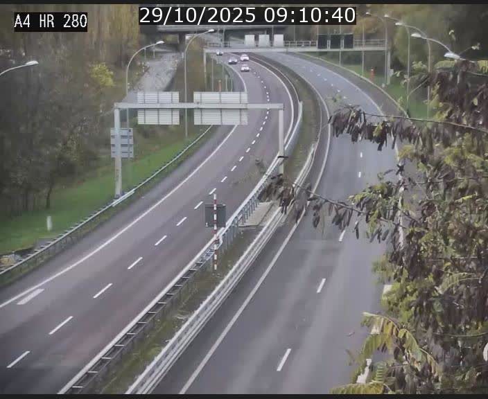 Webcam traffic A4 Luxembourg - BK 0.2 - P+R Bouillon (direction Luxembourg)