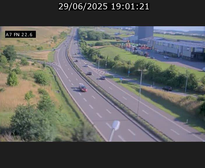 Caméra trafic Luxembourg - A7, Colmar-berg direction Mersch