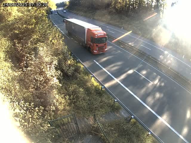 Caméra autoroute France - N52, Crusnes vers Belgique, Luxembourg