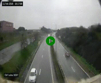 Webcam située à la Rochelle, à la fin de la N237 avant l'accès au péage du Pont de l'Île-de-Ré