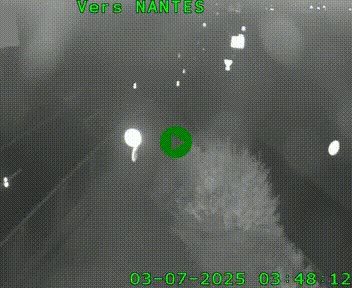 Webcam N147 au nord de Poitiers et à la jonction avec la A10