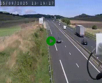 Caméra autoroute A75 à hauteur de Le Crest, en direction de Montpellier