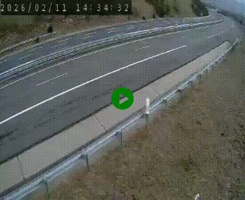 Caméra autoroutière France - A75, Engayresque, entre Millau et Séverac-le-Chateau, en direction de Montpellier