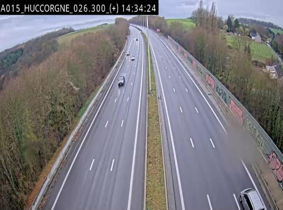 Webcam autoroute Belgique - Viaduc de Huccorgne - E42 