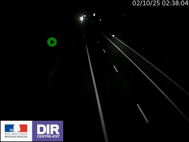 Webcam sur le contournement de Valence, sur la Nationale 7, à la jonction avec la N532, caméra orientée vers Grenoble