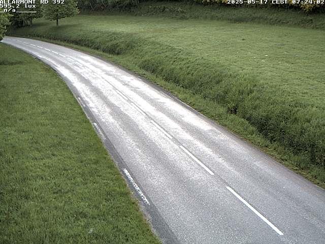 Webcam à Allarmont dans les Vosges, sur la RD392