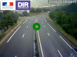Caméra sur la Nationale 90 (N90) à La Léchère, en direction et à proximité d'Albertville