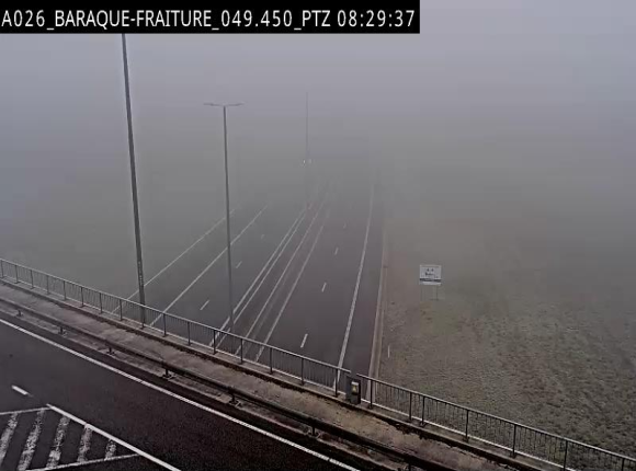 Webcam à la Baraque de Fraiture à la jonction entre l'E25 et la N89 à hauteur de Vielsalm