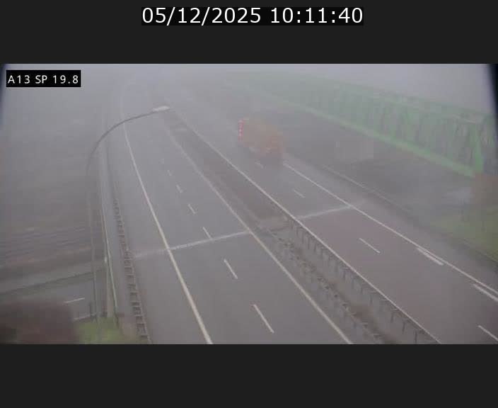 Traffic live webcam Luxembourg Croix de Bettembourg - A13 direction Esch-sur-Alzette - BK 19.8
