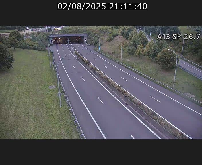 Traffic live webcam Luxembourg Frisange - A13 direction Luxembourg-ville - BK 26.7